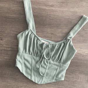 Corset crop top